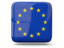 european union glossy square icon 64