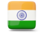 india glossy square icon 64
