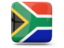 south africa glossy square icon 64
